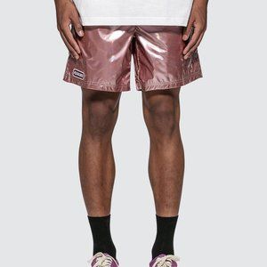 Pleasures Men's Pink Metallic Shorts : Men's XL